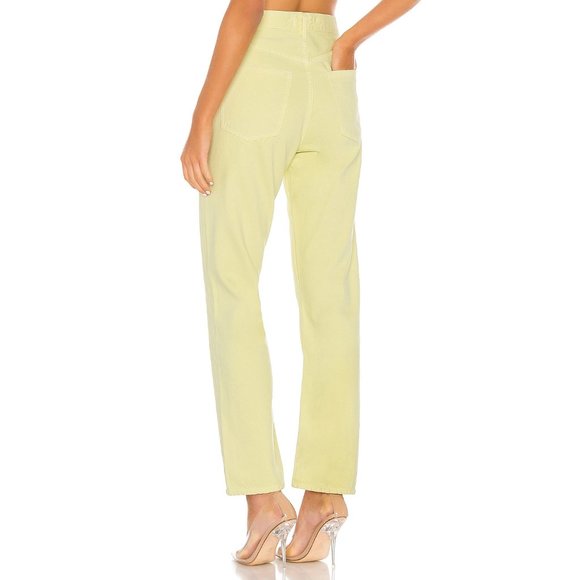 NWT Agolde 90s mid rise loose fit jeans limoncello - Picture 8 of 11